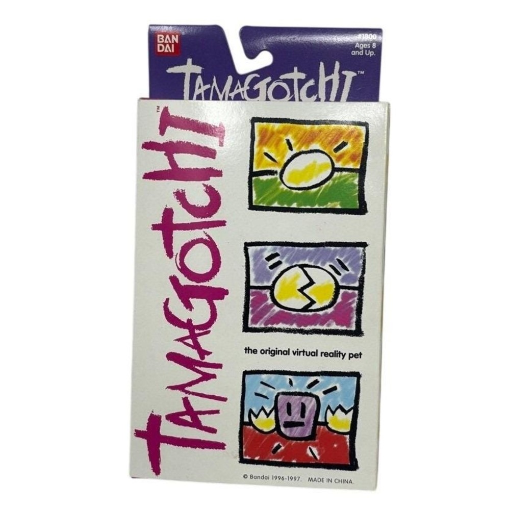 Tamagotchi Vintage 1996-97 Original #1800 Green Yellow Gen 1 New in Box Rare